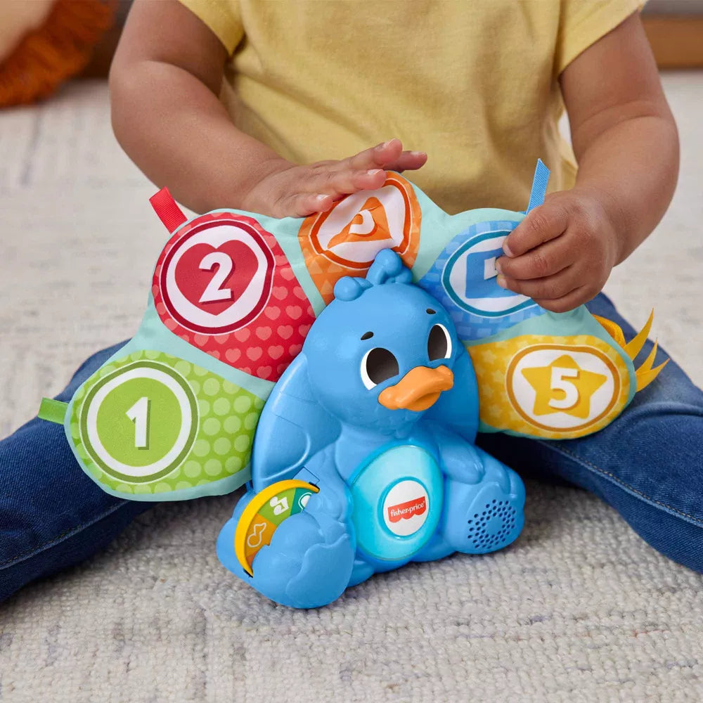 Fisher-Price Linkimals Counting and Colors Peacock, Multicolor