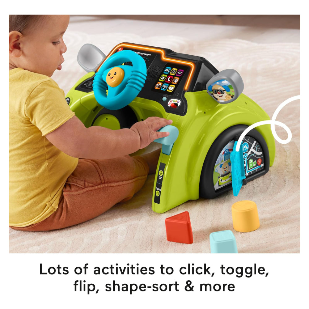 Fisher-Price Laugh & Learn Sit & Steer Driver Activity Center Learning Toy