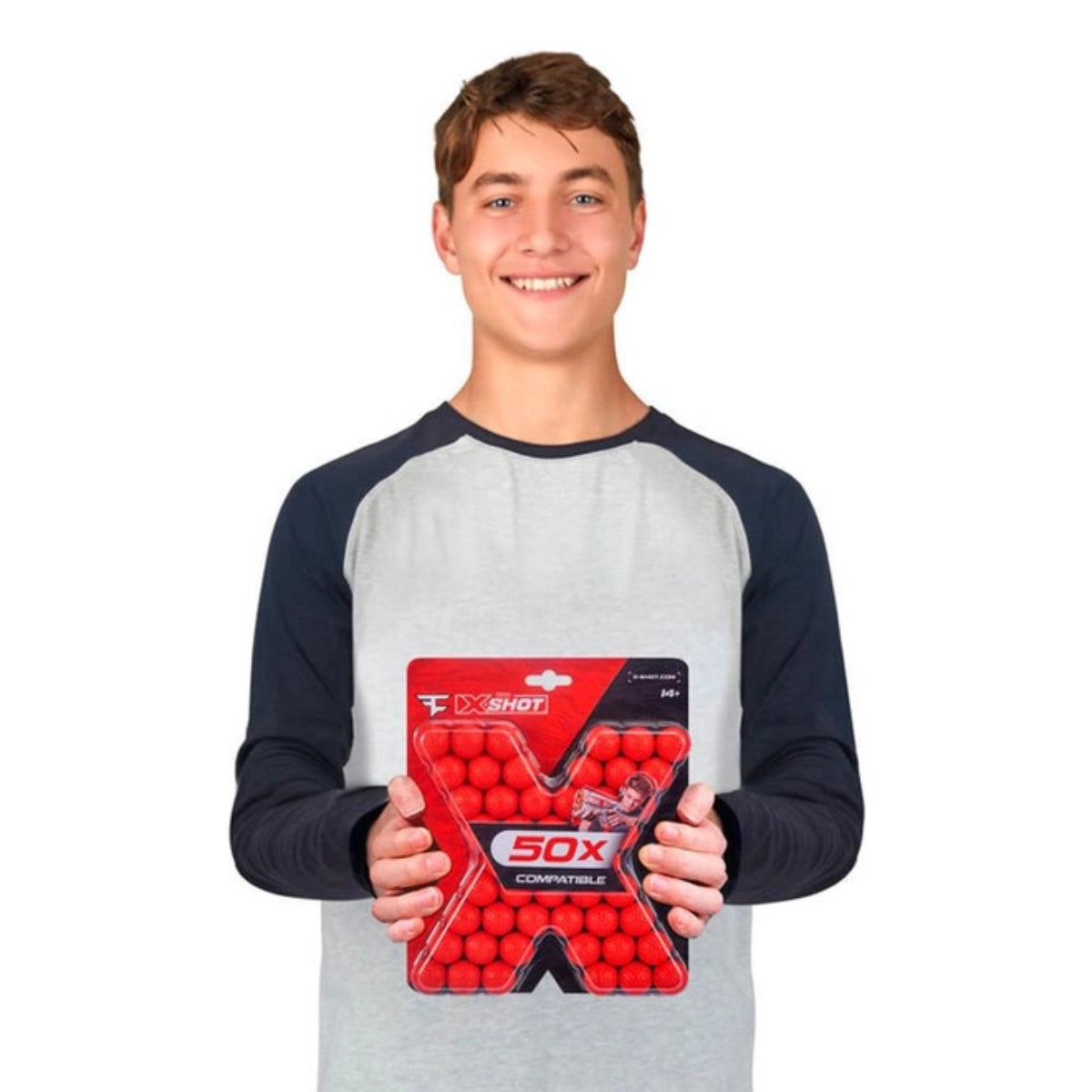 X-Shot Faze Blaster Refill Pack (50 Rounds) - Red