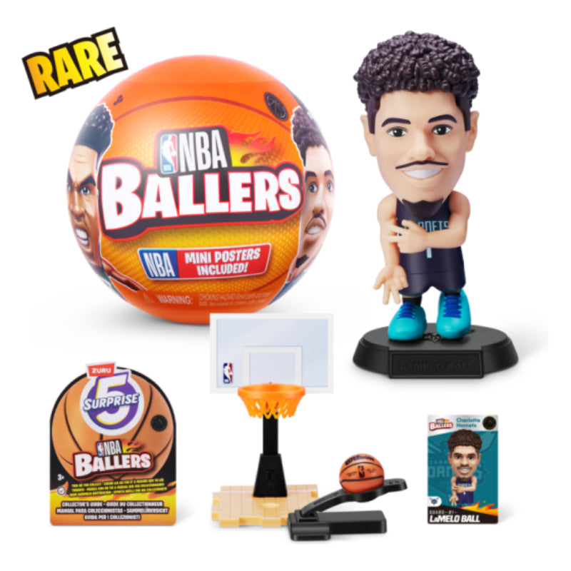 5 minifiguras sorpresa de jugadores de la NBA en cápsula misteriosa (surtido)