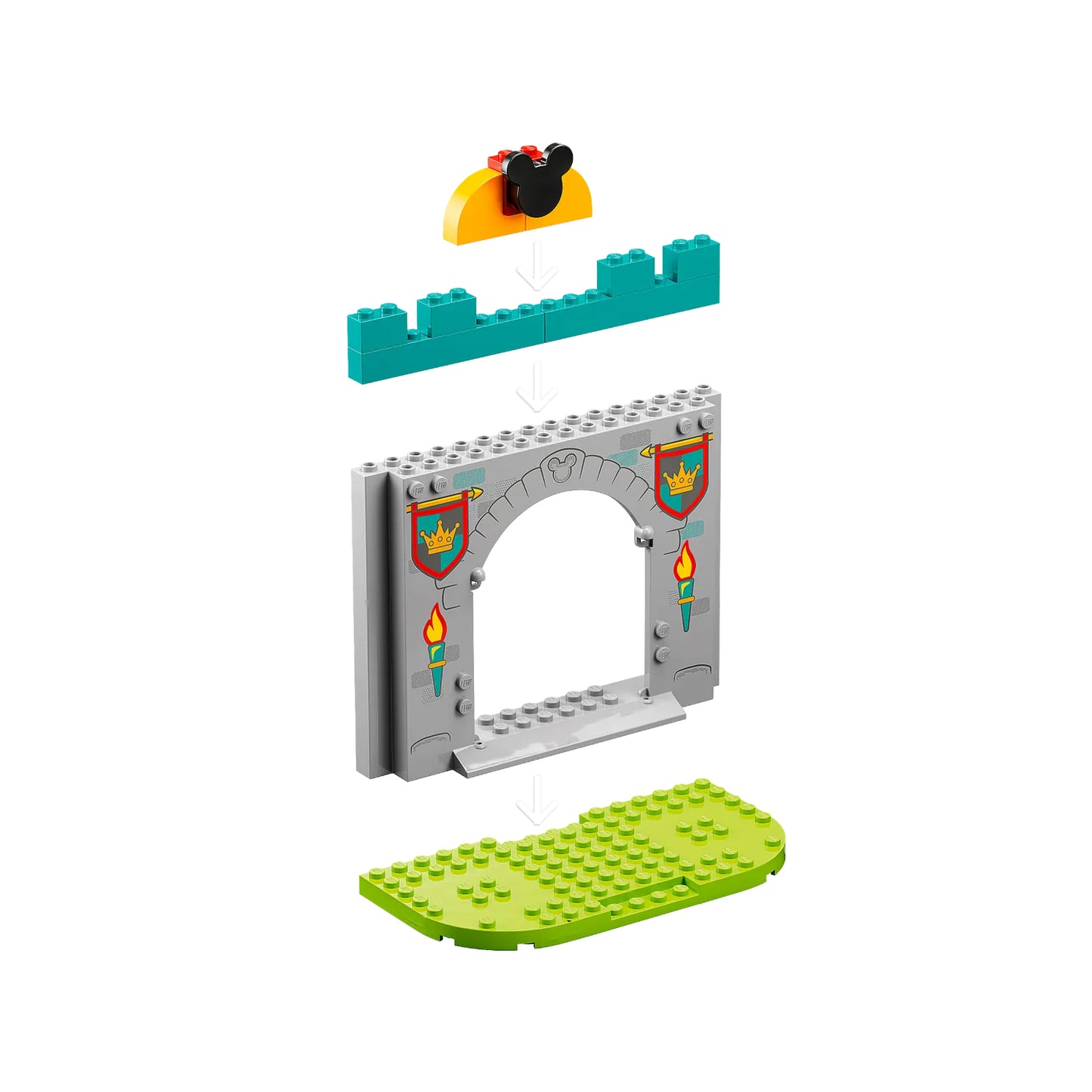 Juego de construcción LEGO Disney Mickey and Friends Castle Defenders (215 piezas)