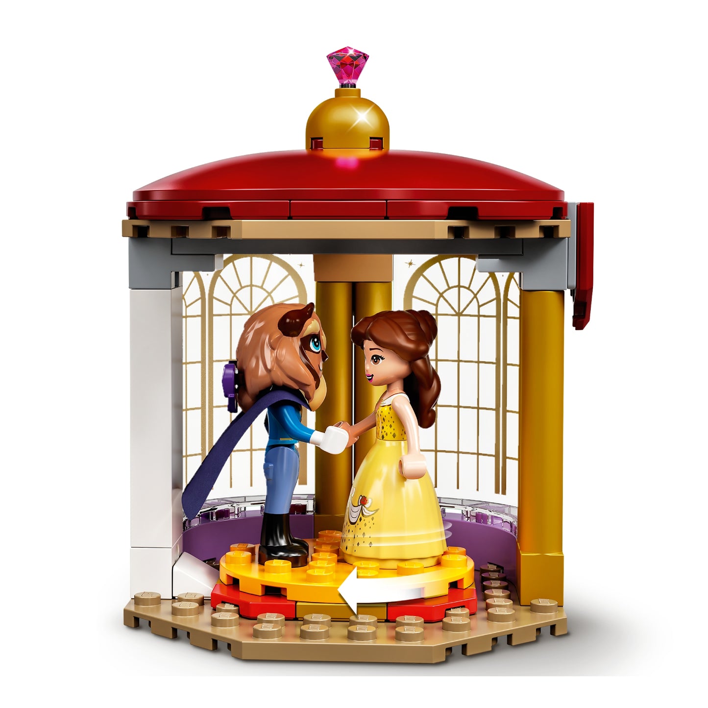 LEGO Disney Belle and the Beast's Castle Building Toy Set (505-Pieces)