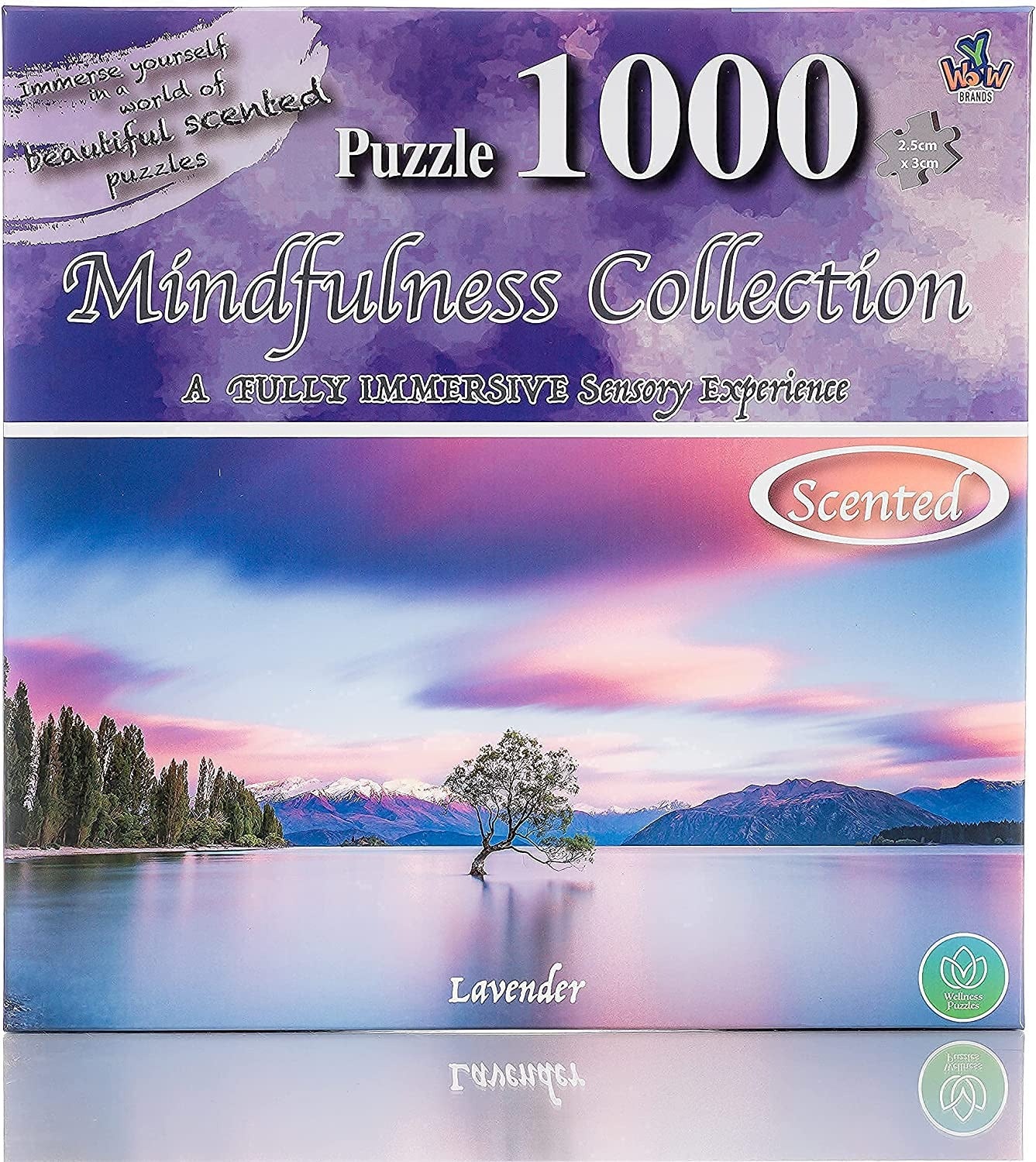 YWOW 20x27" Jasmine Scented Mindfulness Sensory Jigsaw Puzzle (1000-Piece)