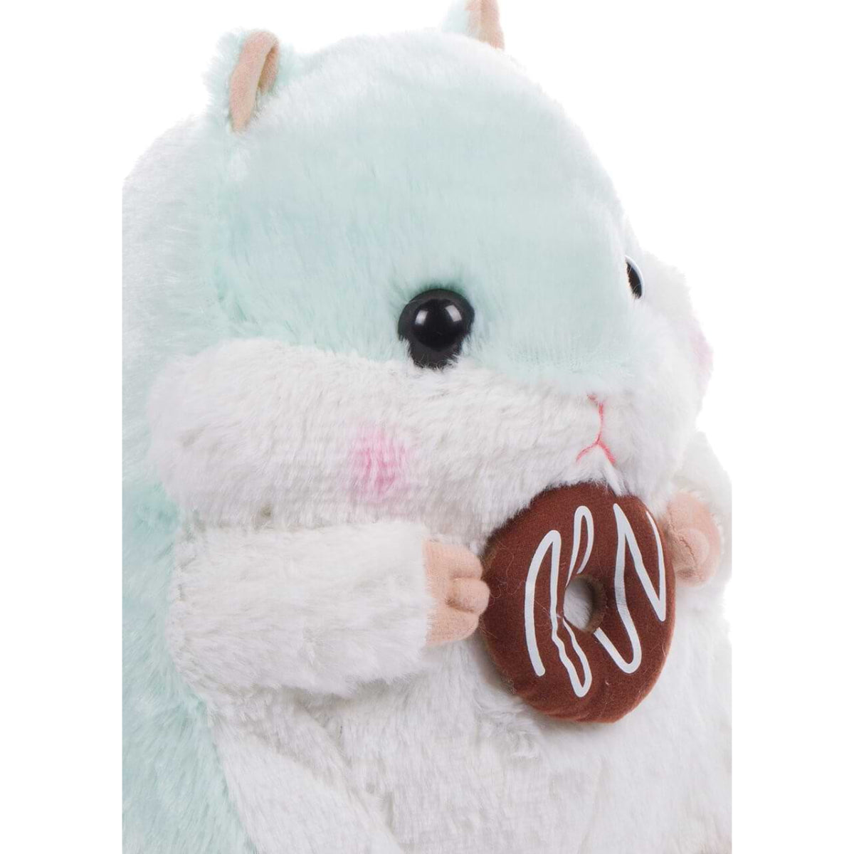 Amuse 10" Happy Cafe Koron Donut Plush Toy - Baby Blue