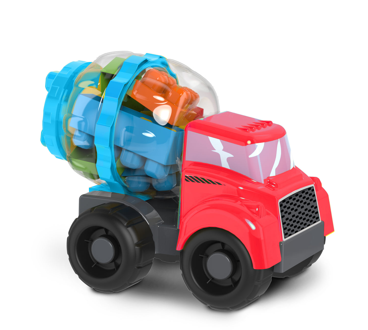 Kids@Work 10PC Building Blocks Cement Truck