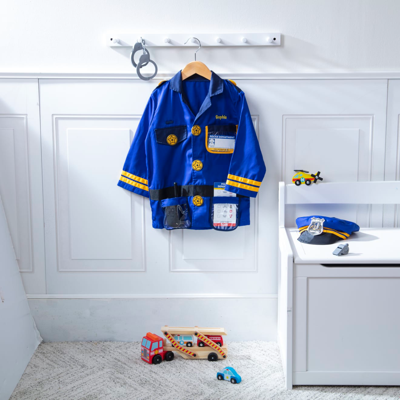 Melissa & Doug Kids Police Officer Costume Set