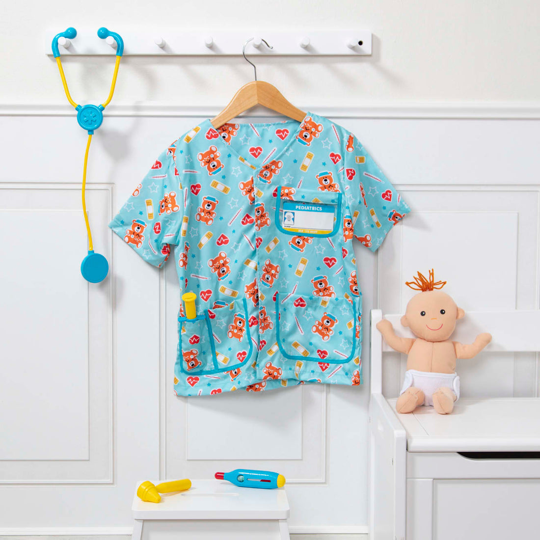 Melissa & Doug Kids Pediatric Nurse Costume Set