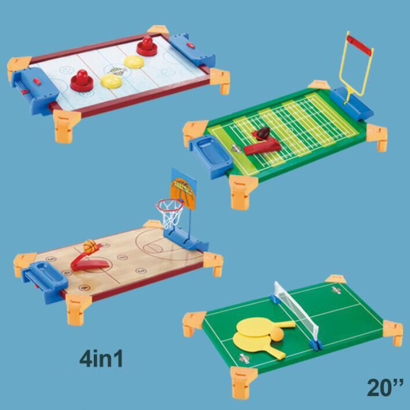 Ocean Toys 4-in-1 Multi Game Table Playset