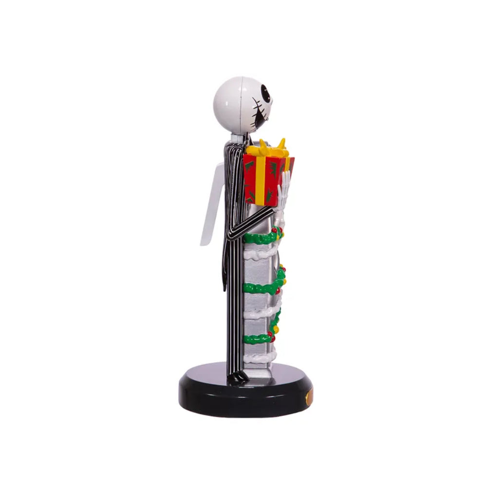 Kurt Adler 10" The Nightmare Before Christmas Jack Skellington Nutcracker - Black/White