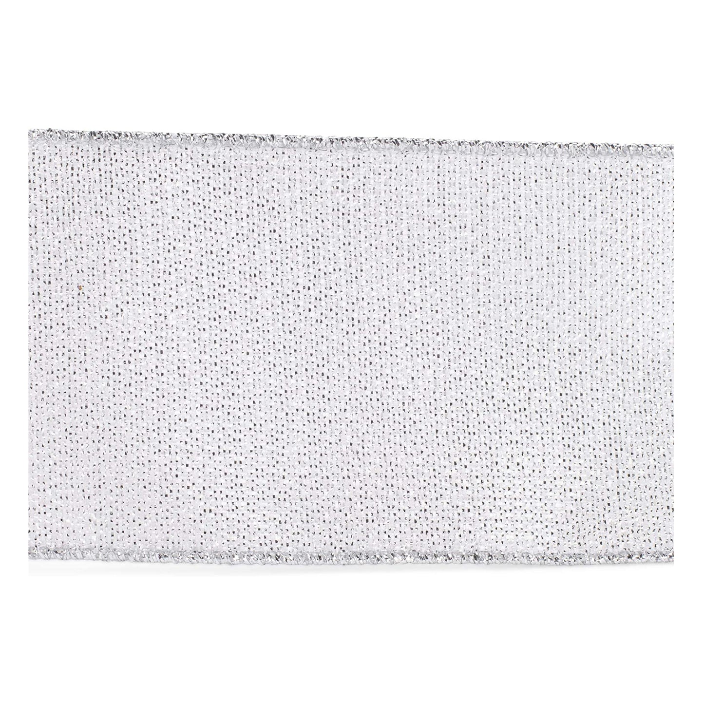 Kurt Adler 2.5" x 10 Yards Solid Color Ribbon - Silver