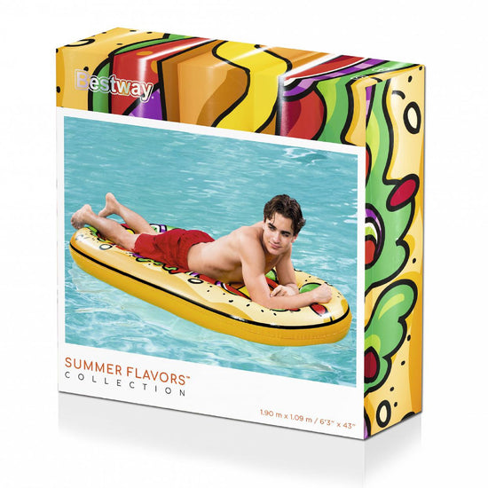 Bestway Summer Flavors Collection Hot Dog Pool Lounge - Curacao