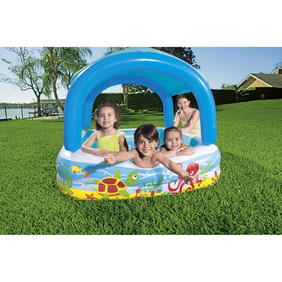 Bestway H2OGO! Inflatable Canopy Play Pool - Curacao