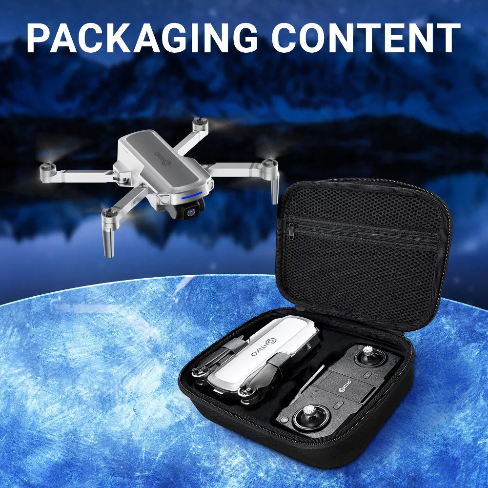 Contixo F28 Foldable Drone with 4K FHD Camera and Carrying Case, White