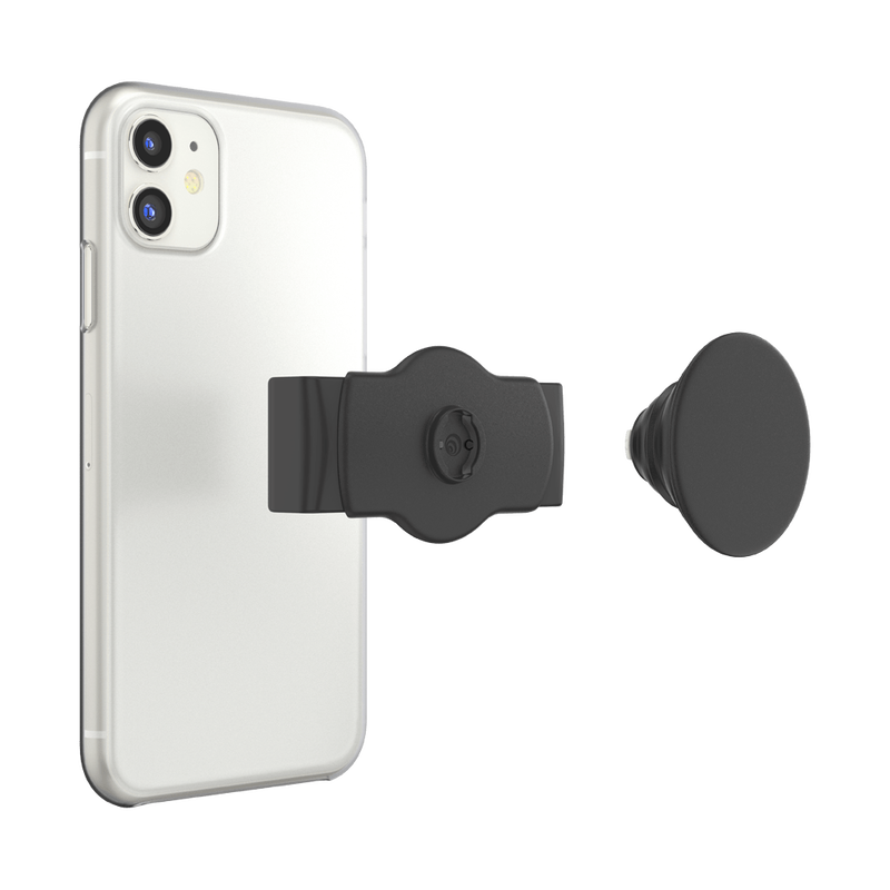 PopSockets PopGrip Slide Stretch Cell Phone Grip & Stand - Black