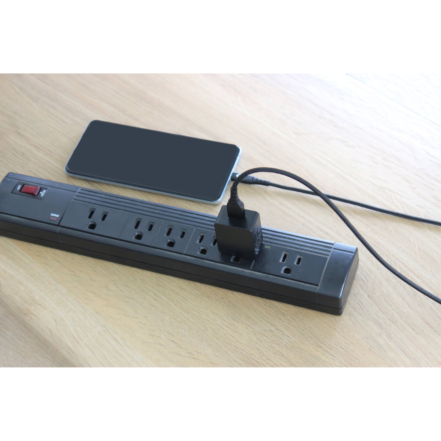 Cargador de pared USB Tekya 2.1A - Negro