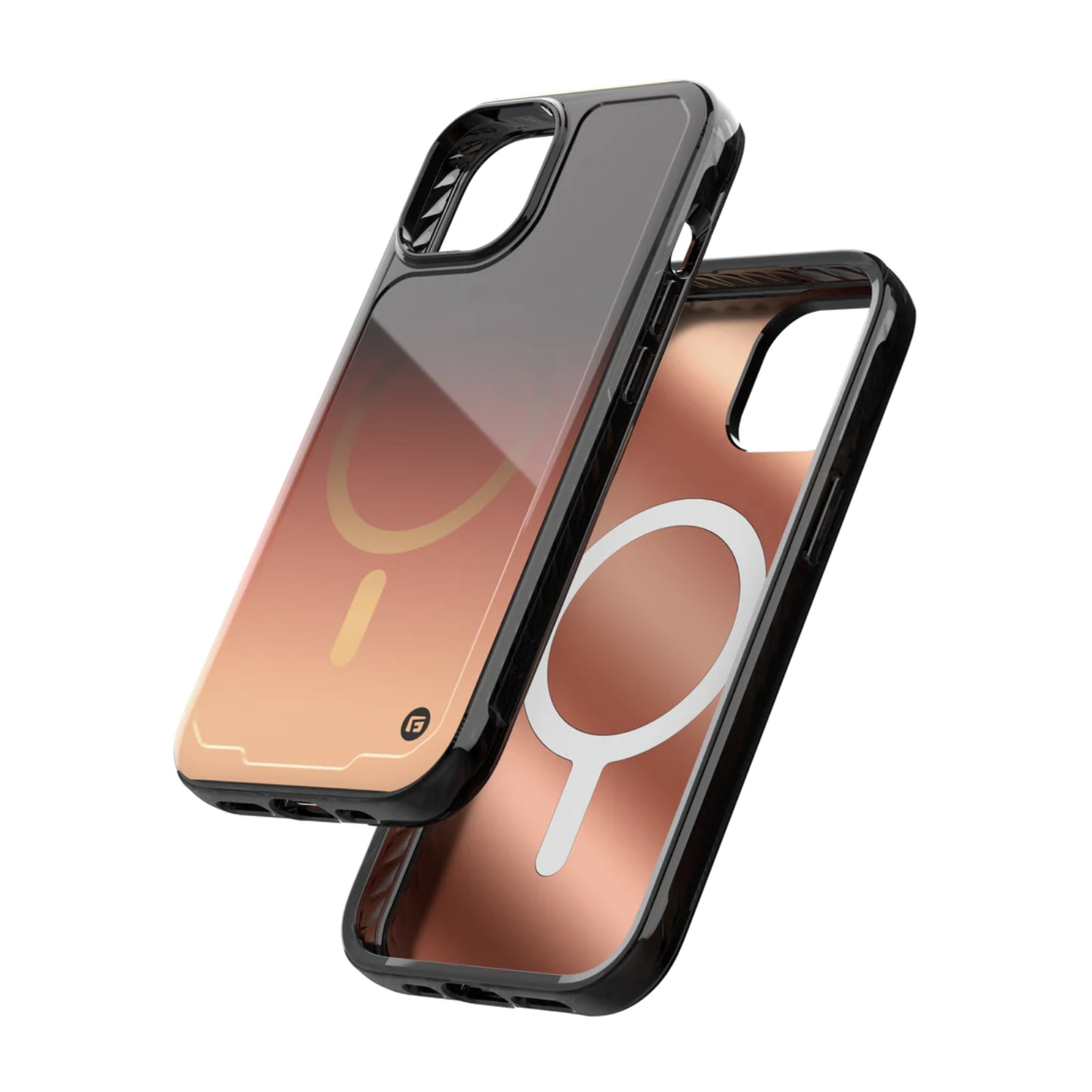 CLCKR G-Form Protection MagSafe Onyx Case for Apple iPhone 15 - Black/Brown