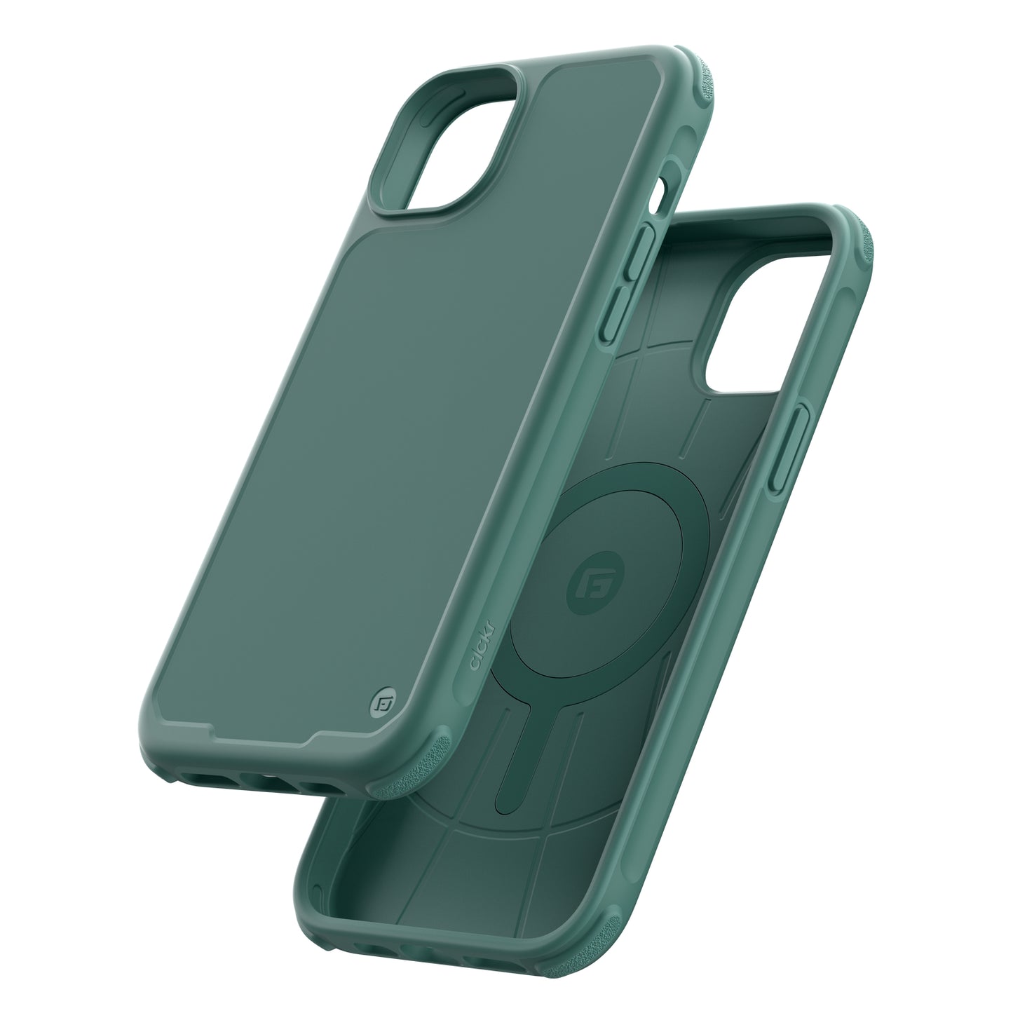 Clckr G-Form Protection Carbon MagSafe Case for Apple iPhone 15 Plus - Green