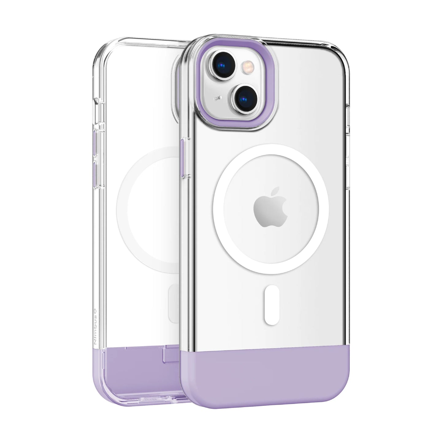 Nimbus9 Ghost 3 MagSafe Case for iPhone 15 Plus - Clear/Purple
