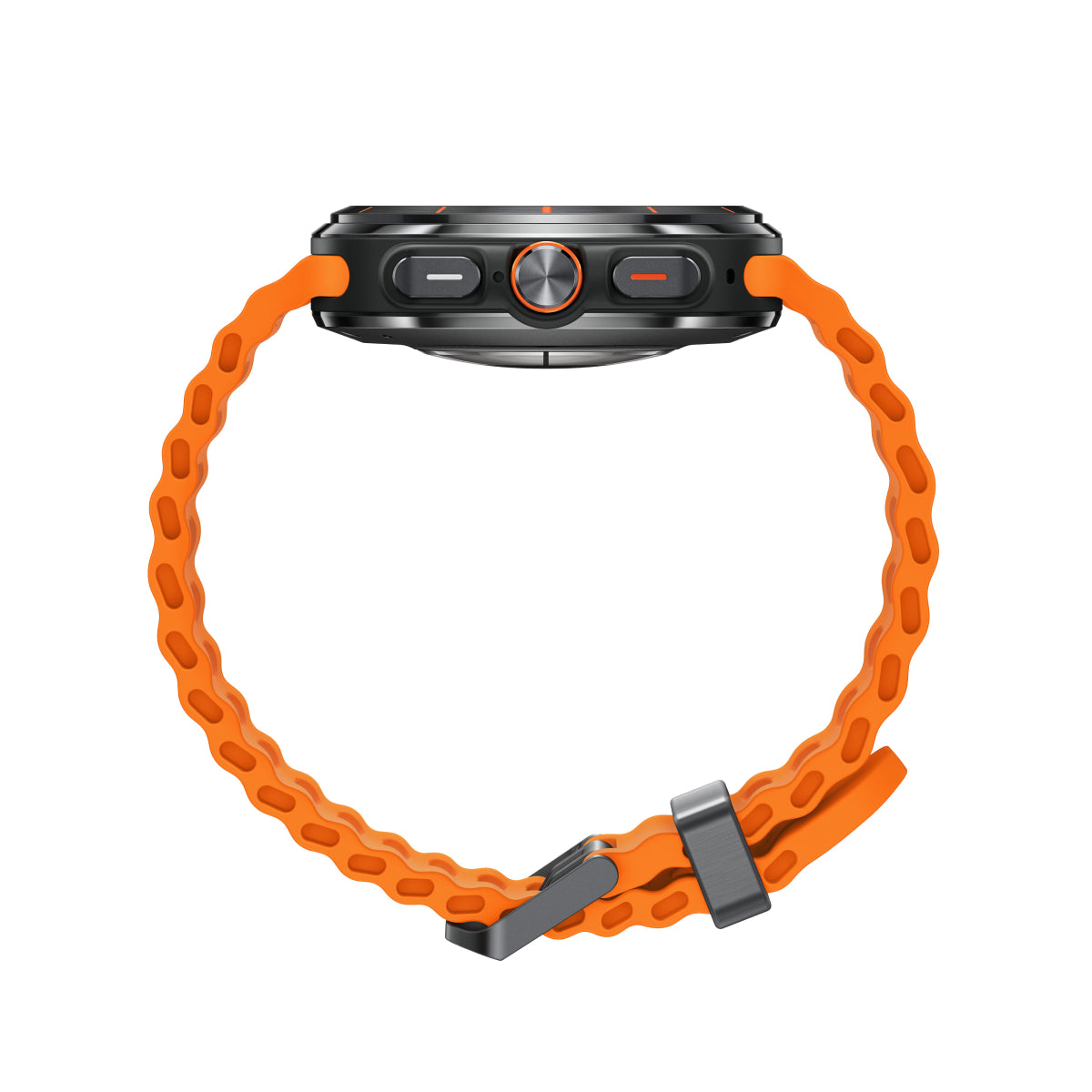 Samsung Galaxy Ultra Watch Titanium Case Smartwatch with Orange Band - LTE