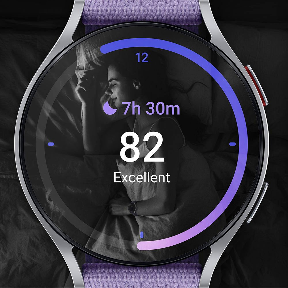 Reloj inteligente Samsung Galaxy Watch6 unisex con caja de aluminio de 43 mm y correa de cuero negra - LTE