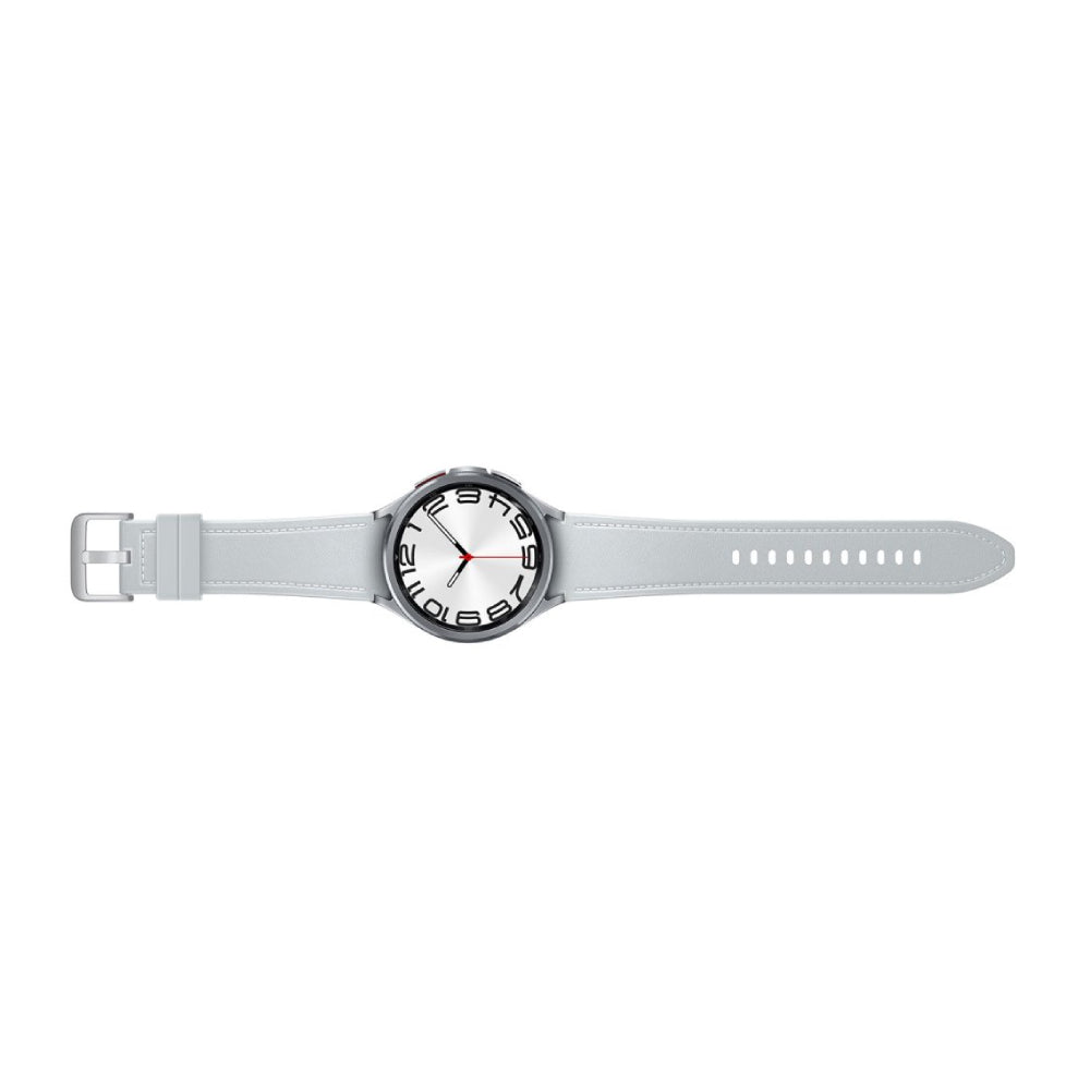Reloj inteligente Samsung Galaxy Watch6 unisex con caja de aluminio de 43 mm y correa de cuero negra - LTE