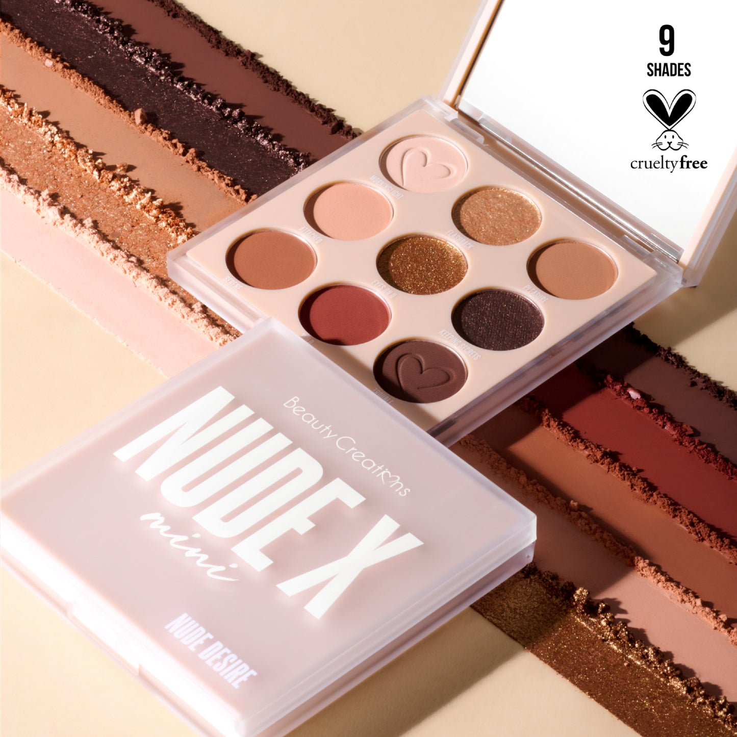 Beauty Creations Nude X Mini Shadow Palette