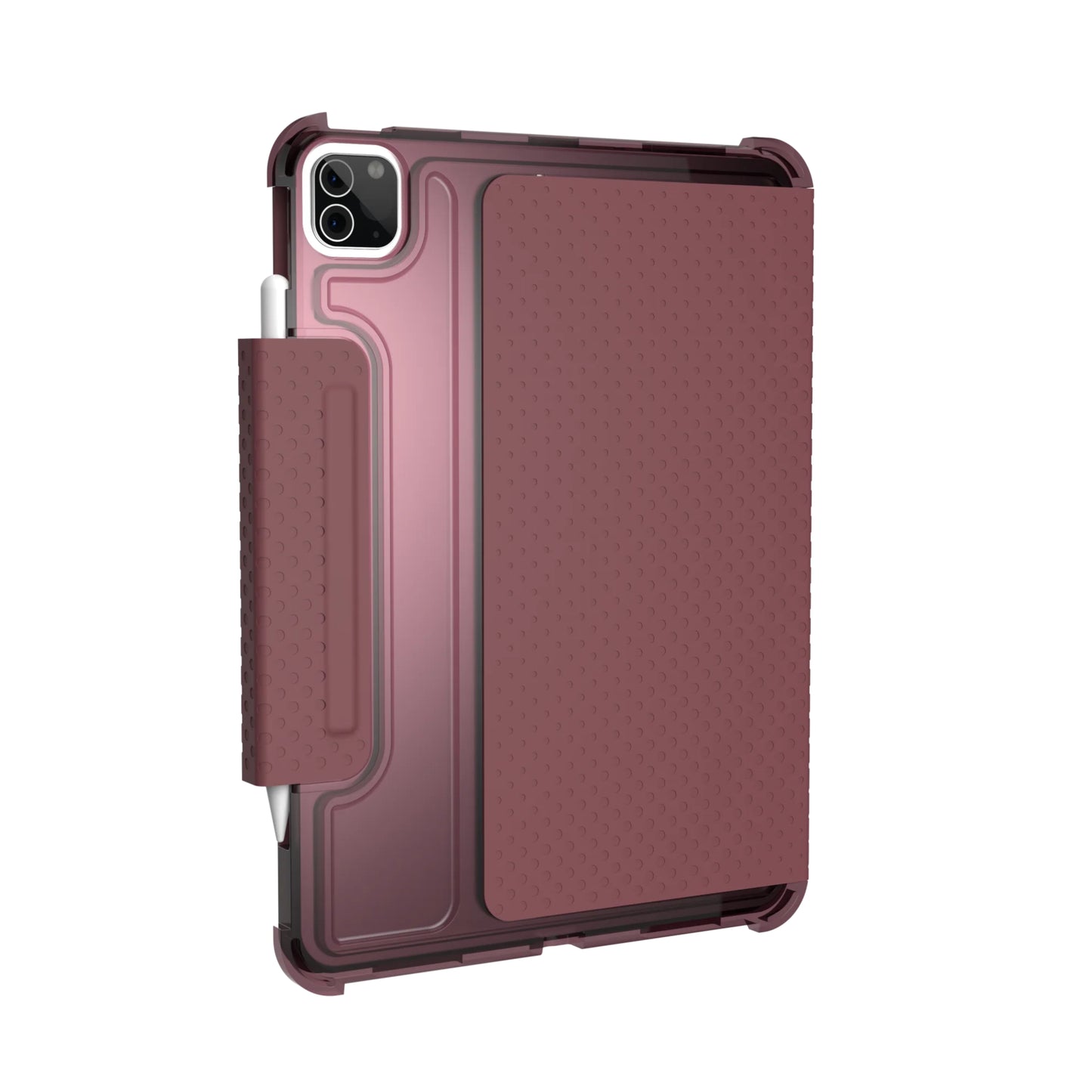 Urban Armor Gear Lucent Series iPad Pro 11" Case (2nd Generation), Aubergine/Dusty Rose