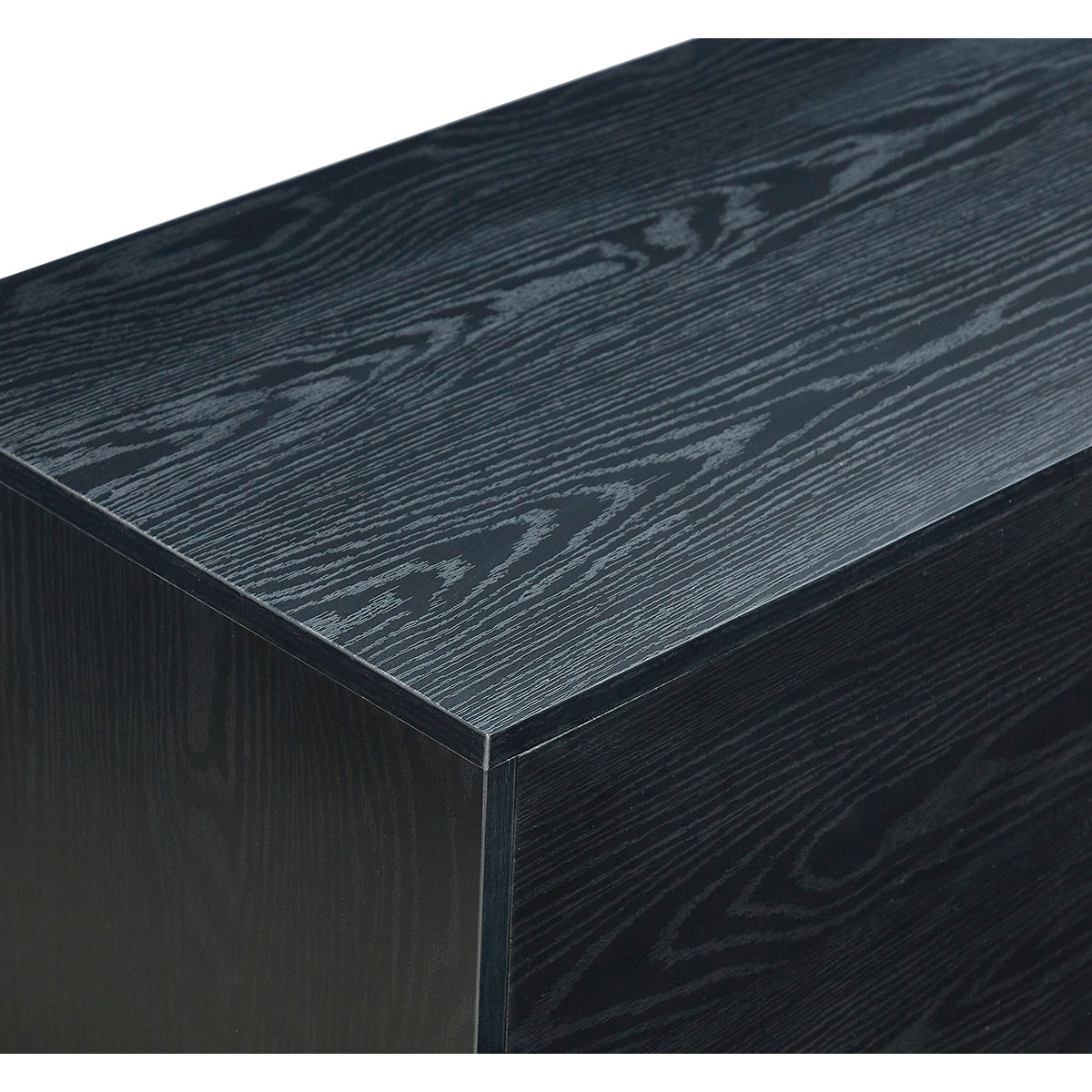 TV Console Cabinet for TVs up to 75" with 2 doors by Lumi - Black