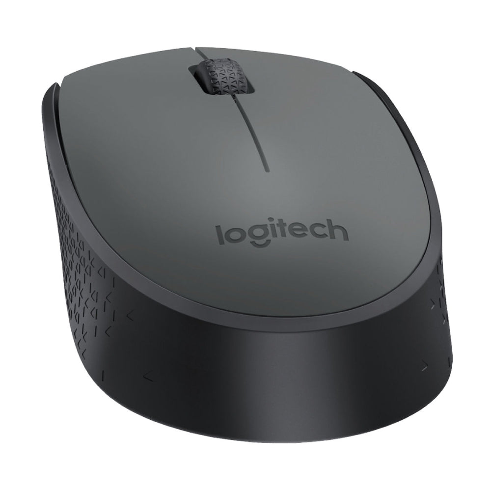 Combo de teclado y mouse inalámbricos Logitech MK235, color negro