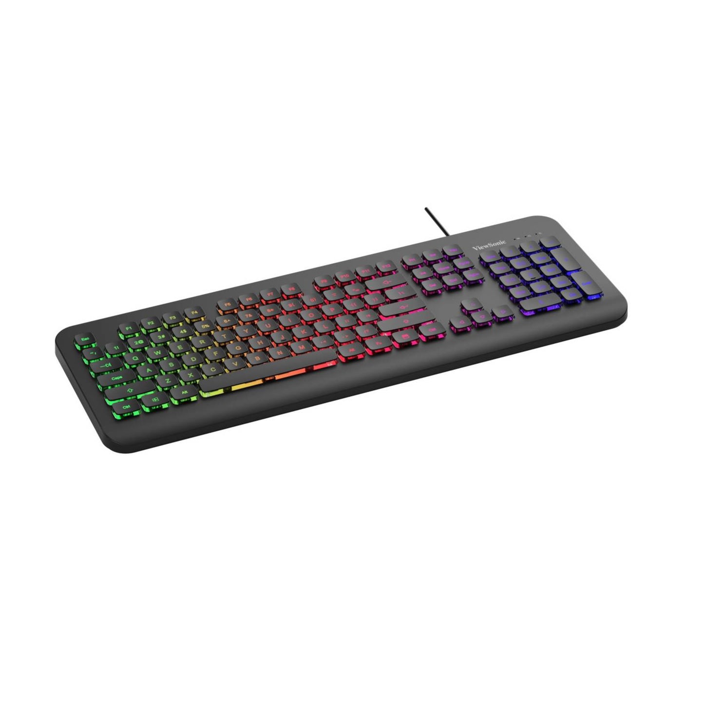 ViewSonic Backlit Wired RGB Gaming Keyboard - Black