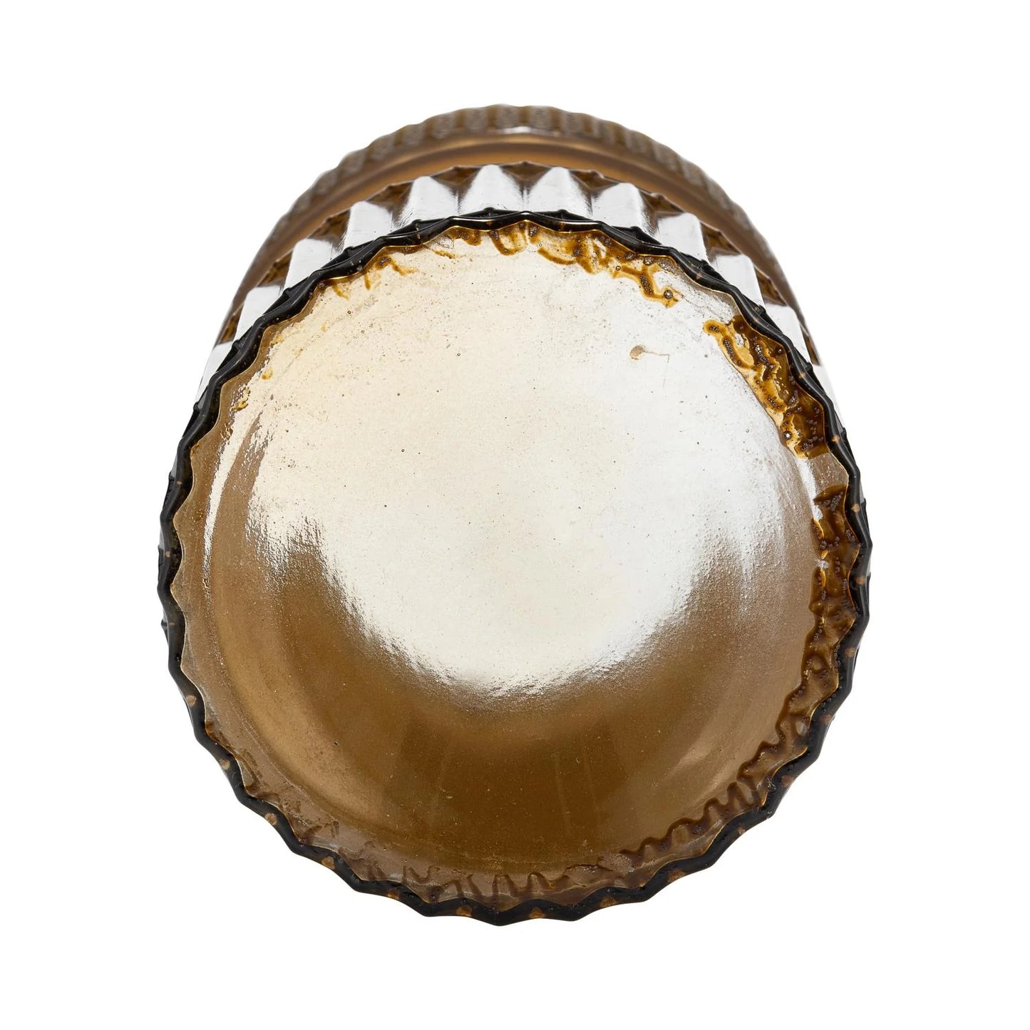 Sagebrook Home Contemporary Glass 12" Mallet Vase - Amber