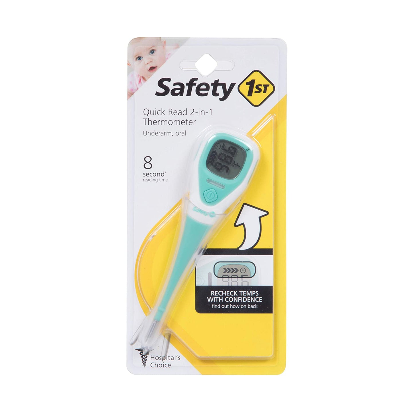 Termómetro de lectura rápida 2 en 1 Safety 1st - Azul