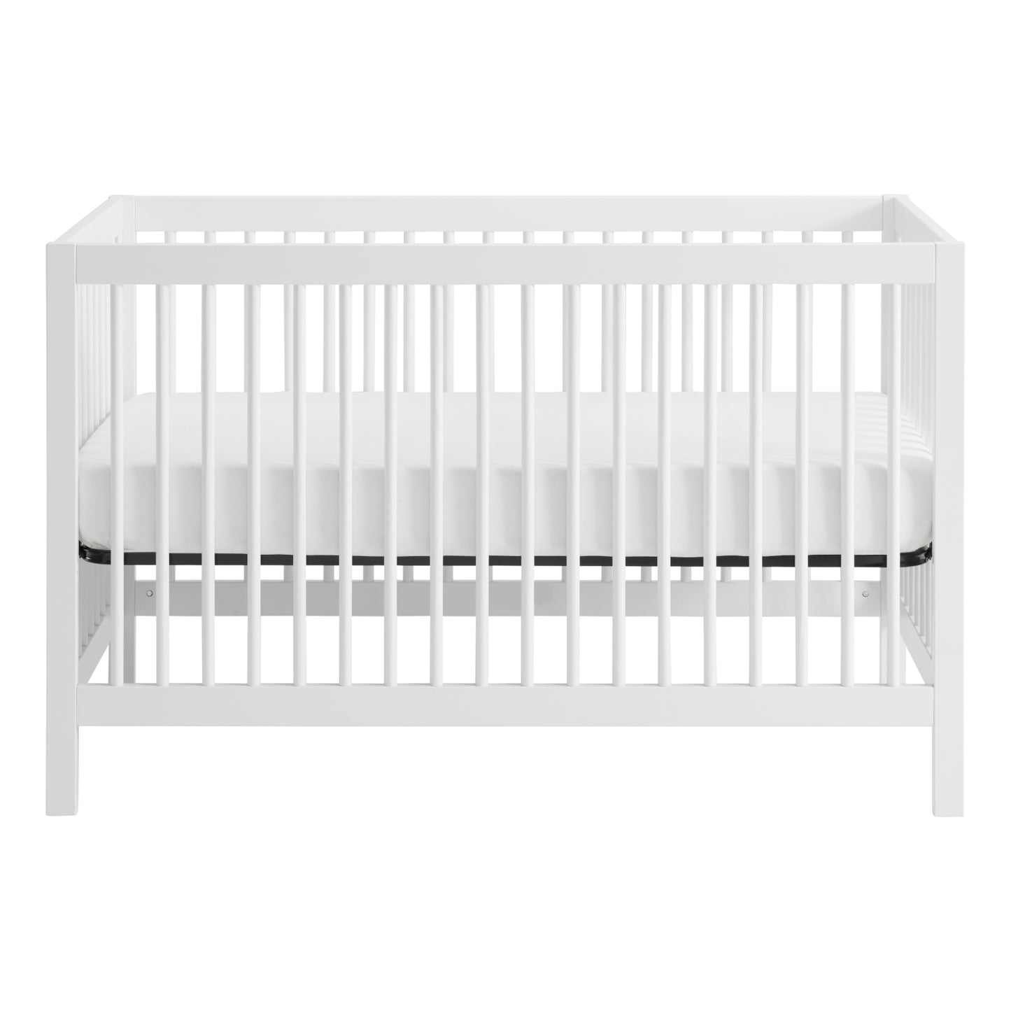 Soho Baby Essential Island White 4-in-1 Wooden Crib