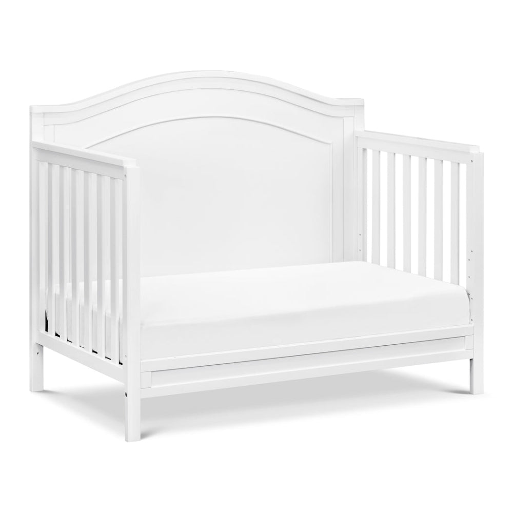 Cuna convertible de madera 4 en 1 Charlie White de DaVinci