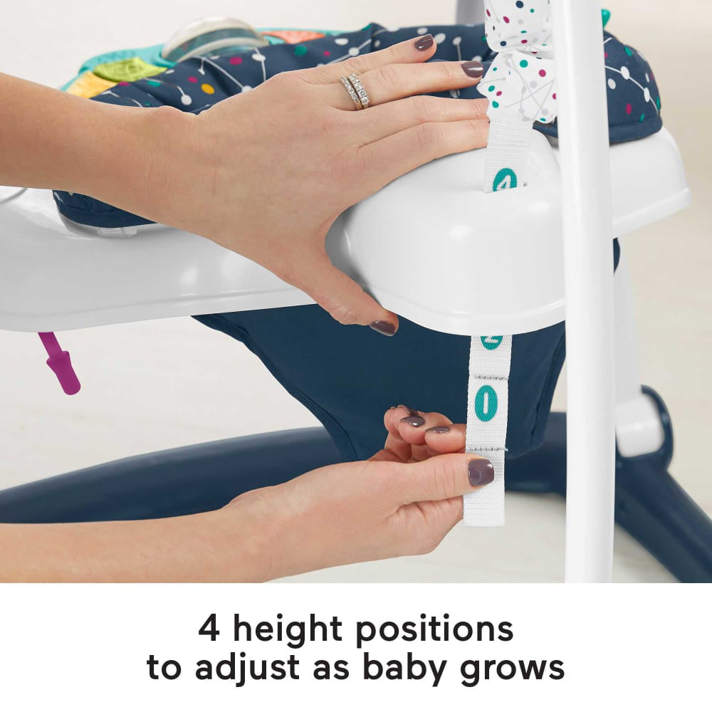 Saltador espacial Astro Kitty de Fisher-Price con luces y sonidos, multicolor