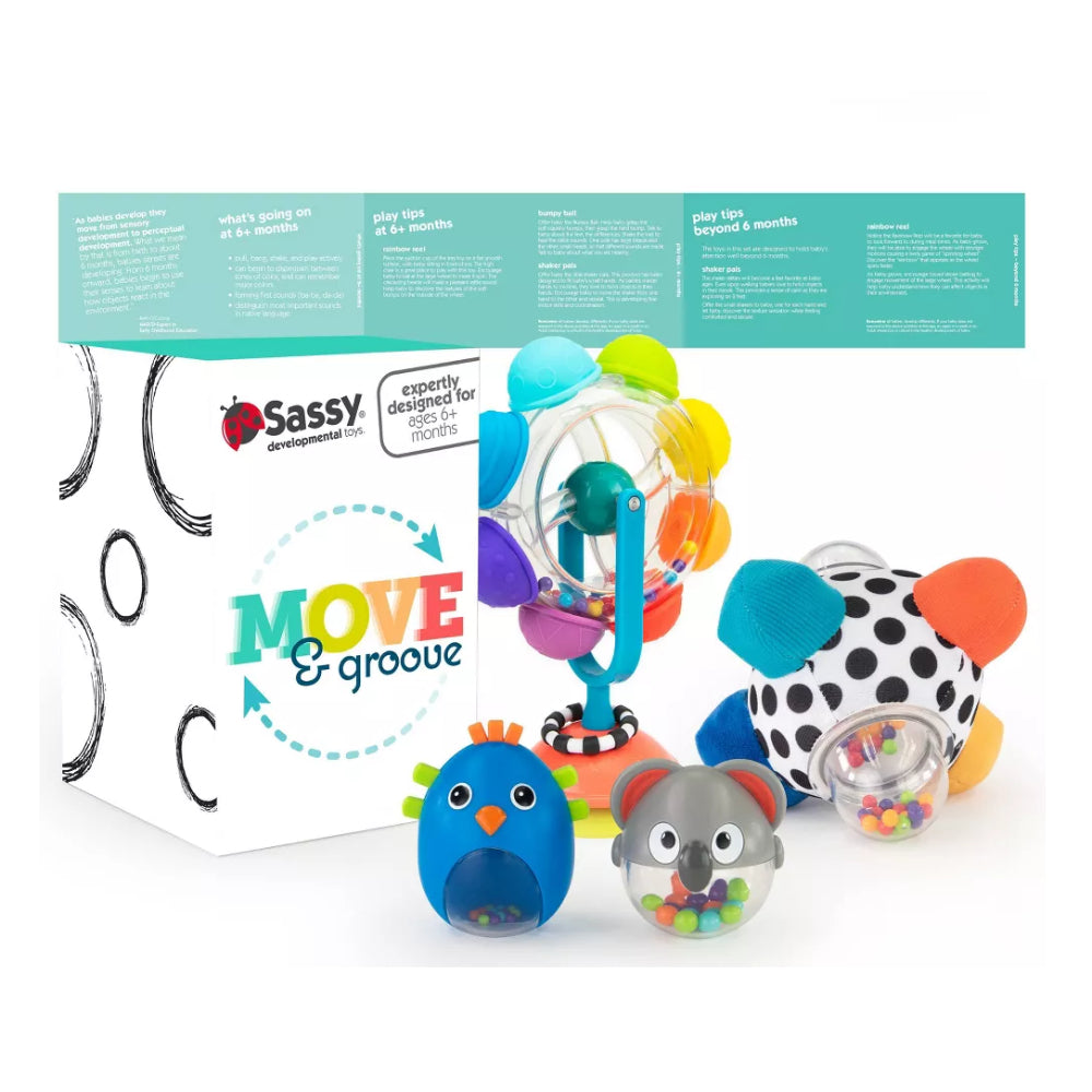 Sassy Move & Groove Baby Box Set (4-Piece)