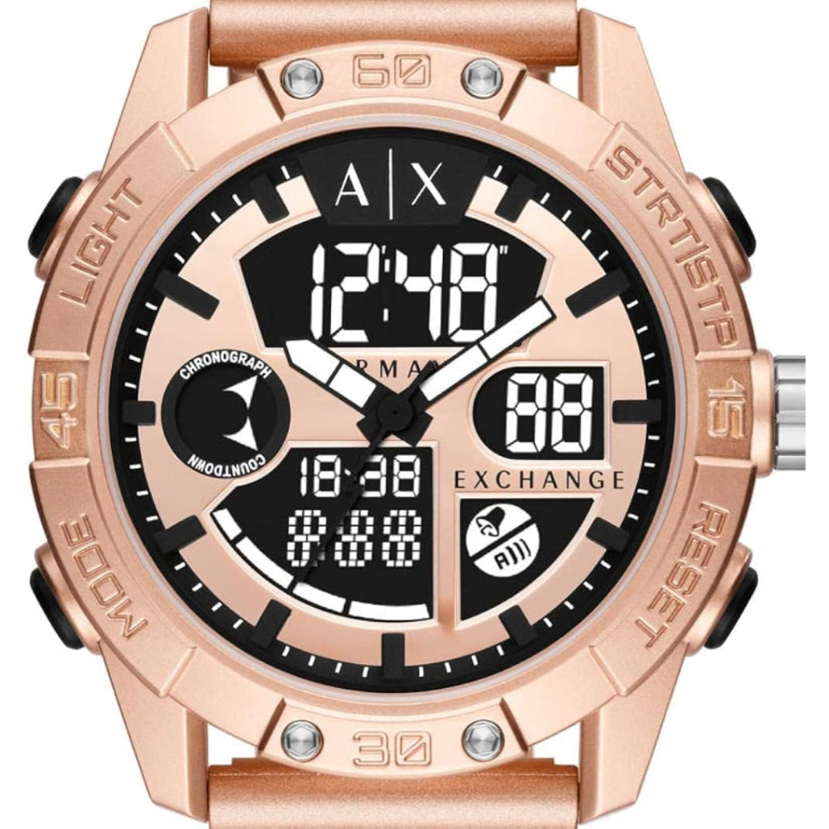 Armani Exchange Men's 46mm Quartz Strap Watch