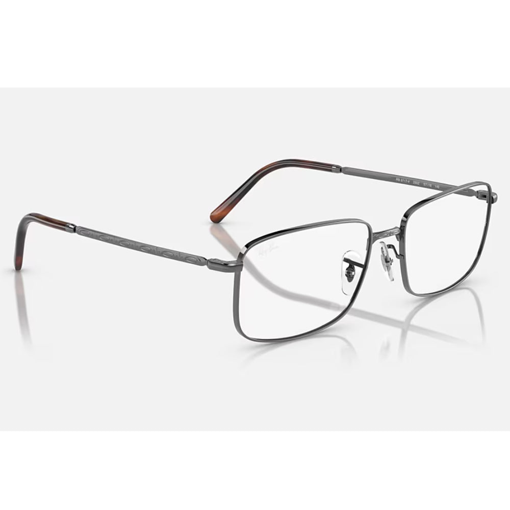 Anteojos unisex rectangulares Ray-Ban RB3717V