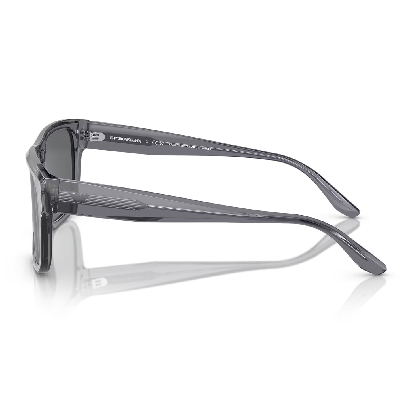 Emporio Armani Men's EA4197 Pillow Solid Color Sunglasses