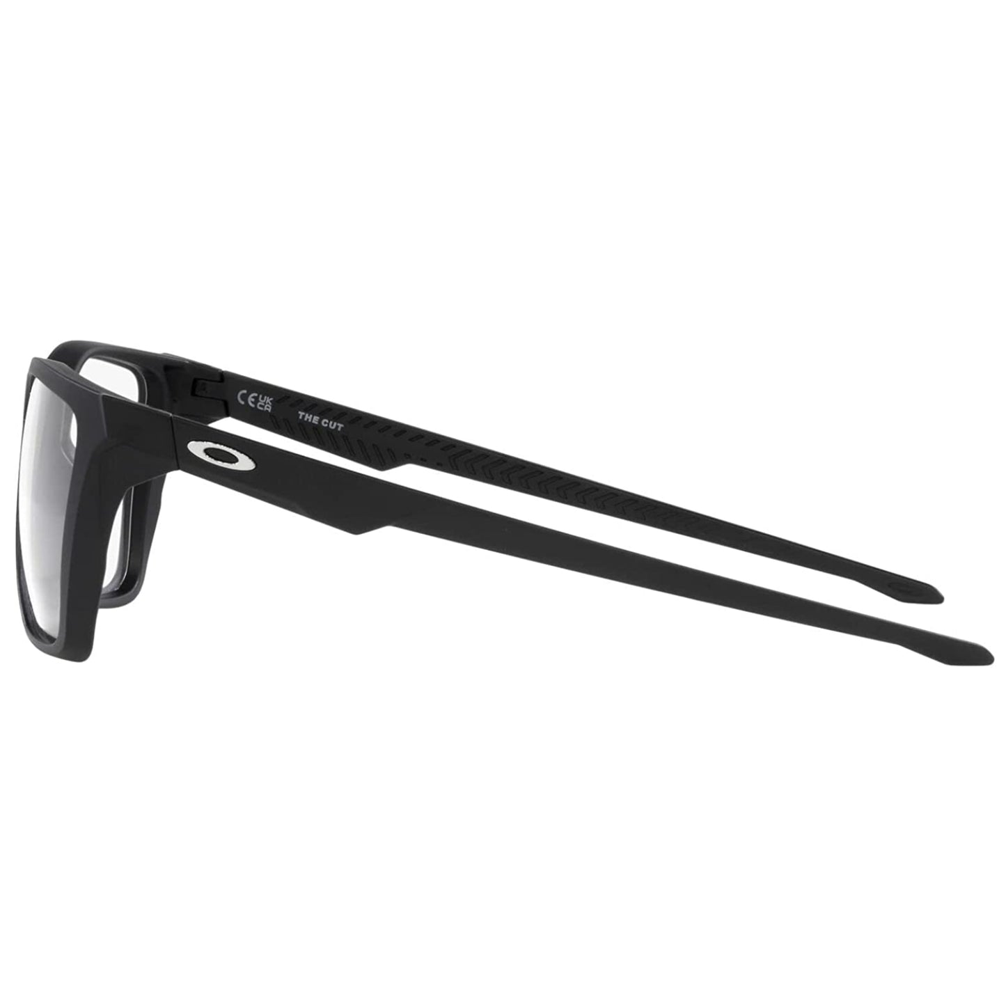Oakley The Cut Men's Square Eyeglasses, Stain Black