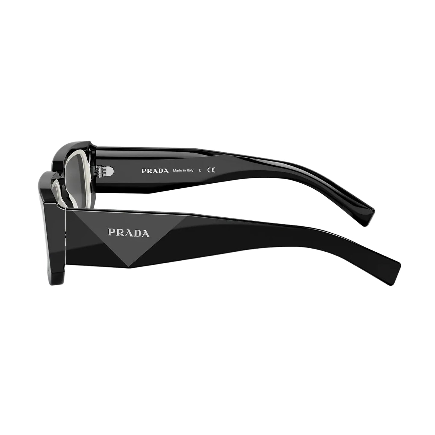 Prada Men's PR06YS Rectangle Solid Color Sunglasses