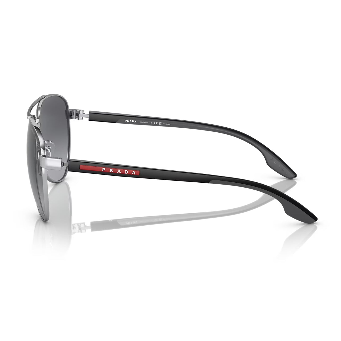 Gafas de sol con degradado de piloto PS 52YS para hombre de Prada Linea Rossa