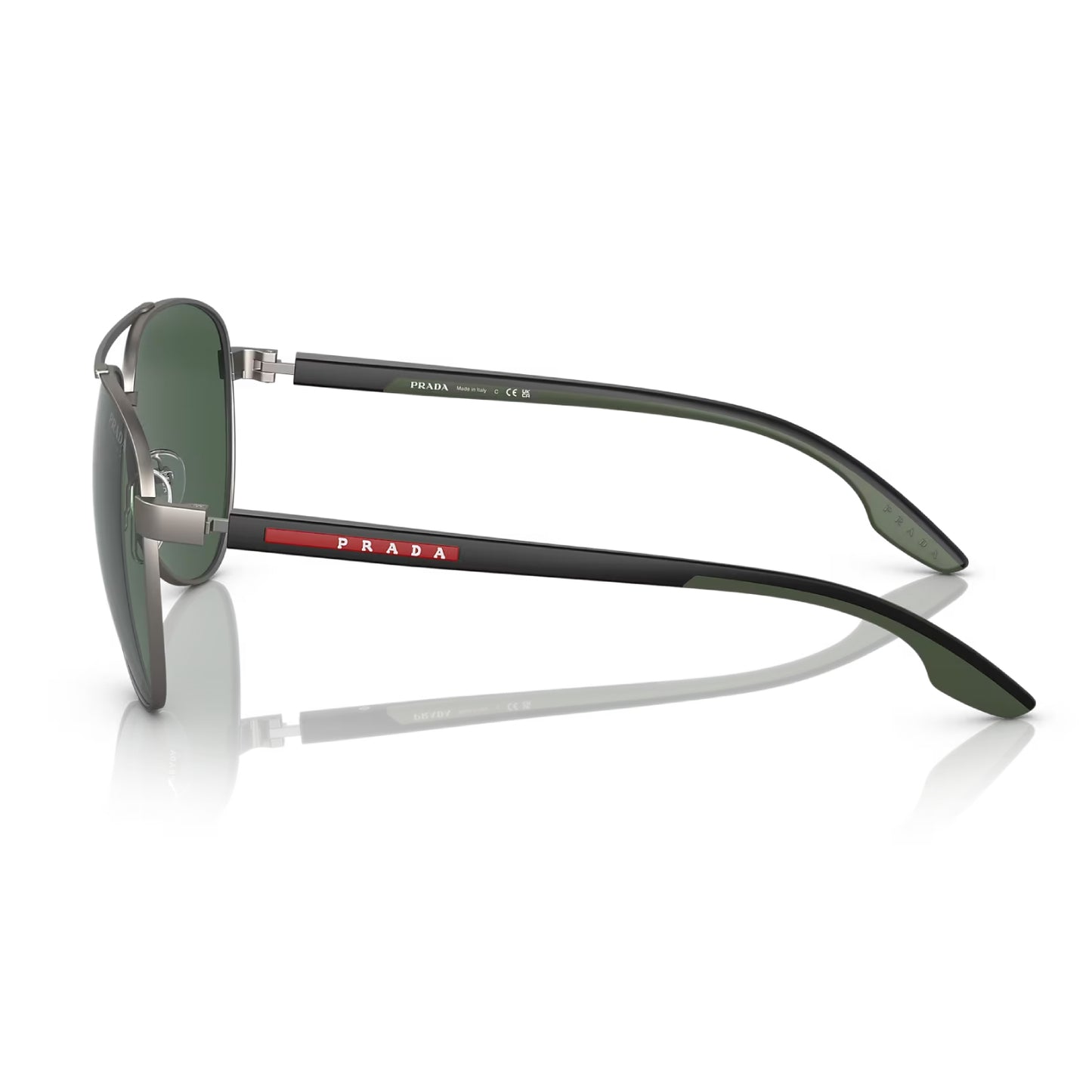 Prada Linea Rossa Men's PS 52YS Pilot Solid Color Sunglasses