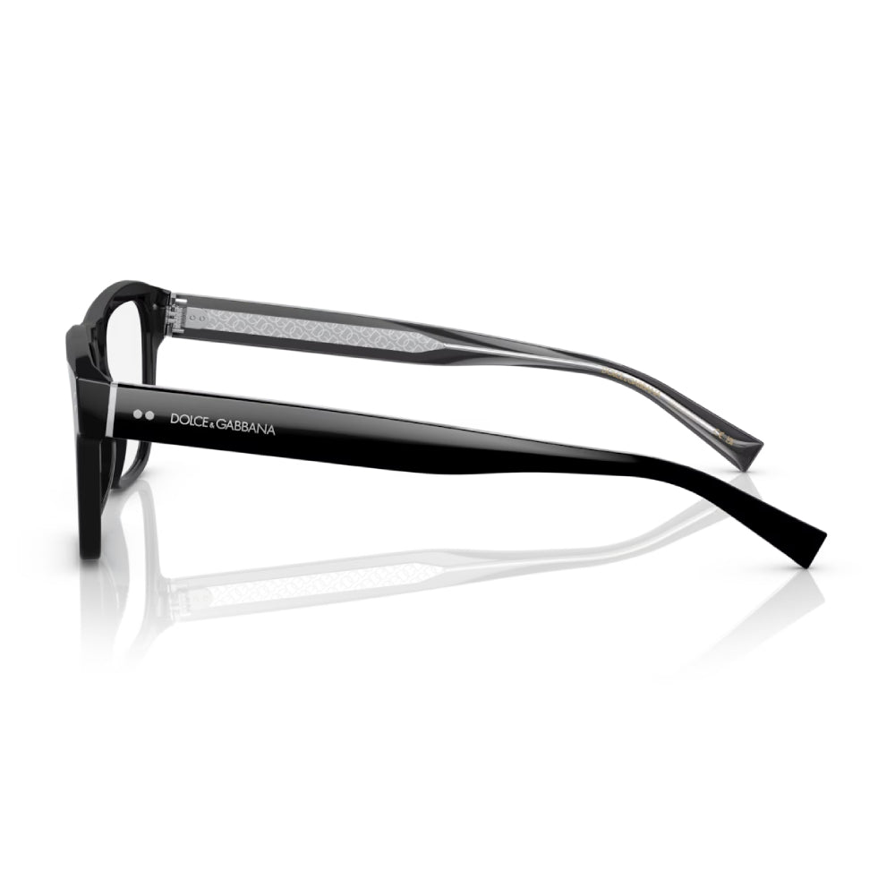 Gafas de sol cuadradas para hombre Dolce & Gabbana, color negro