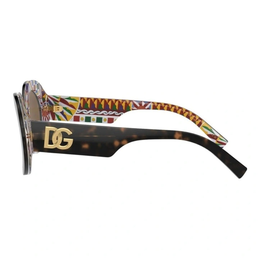 Dolce & Gabanna Women's DG4448321773 Oval Solid Color Sunglasses