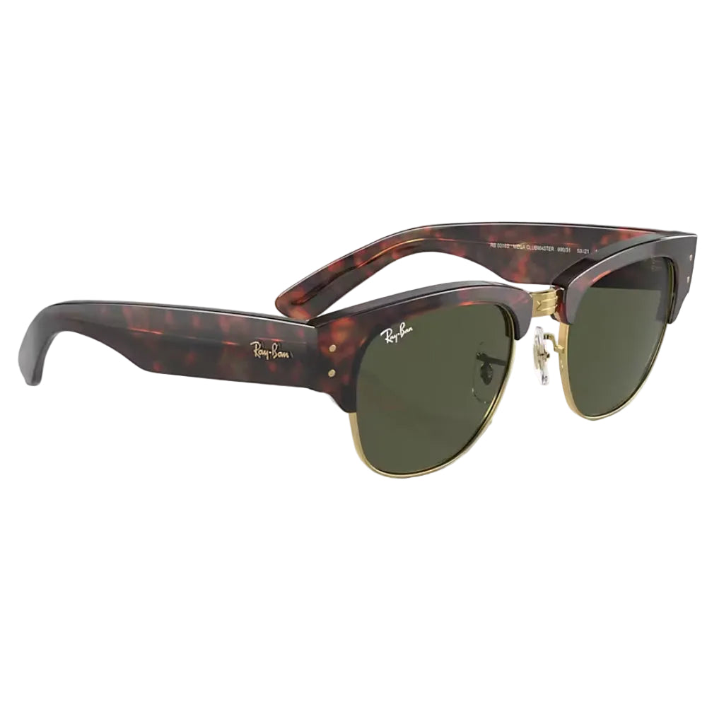 Ray-Ban Mega Clubmaster Unisex RB3016S Square Classic G-15 Sunglasses