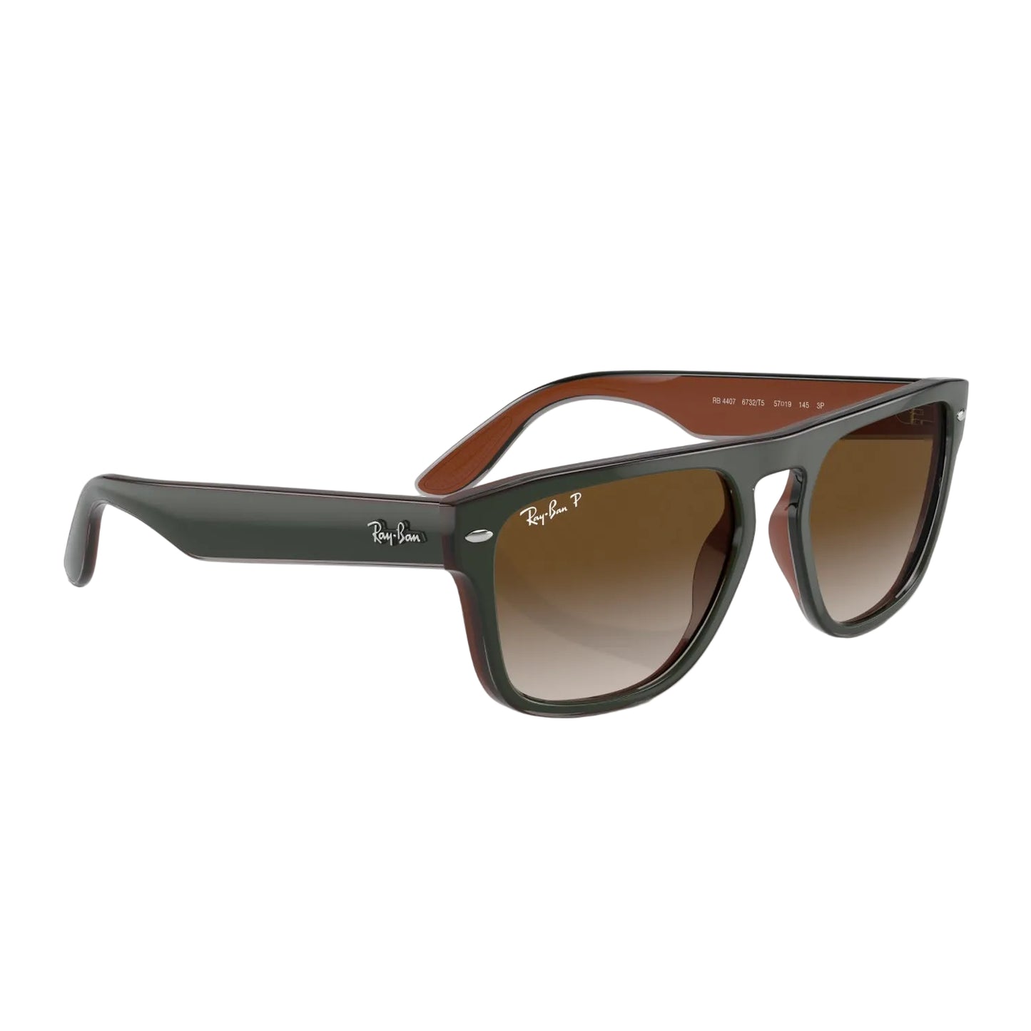Gafas de sol unisex Ray-Ban RB4407 con montura cuadrada y degradado
