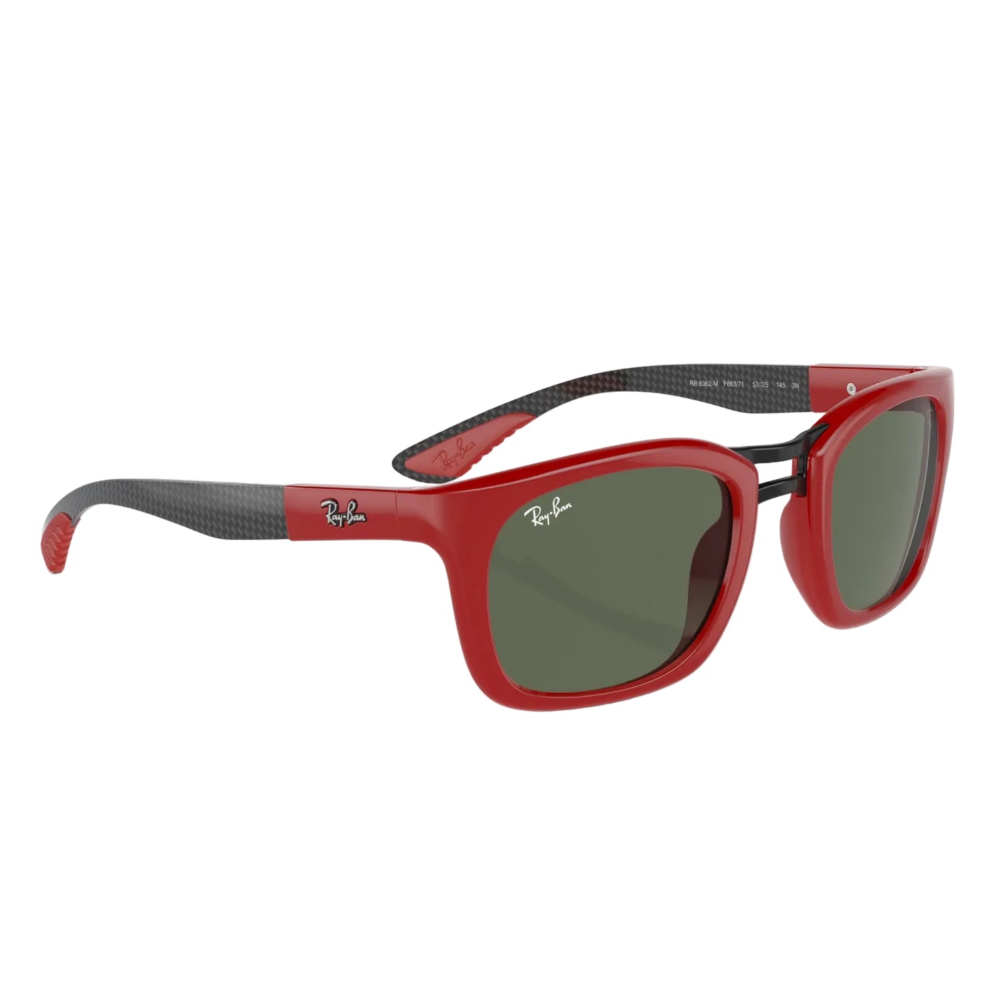 Gafas de sol clásicas cuadradas unisex Ray-Ban Scuderia Ferrari RB8362M