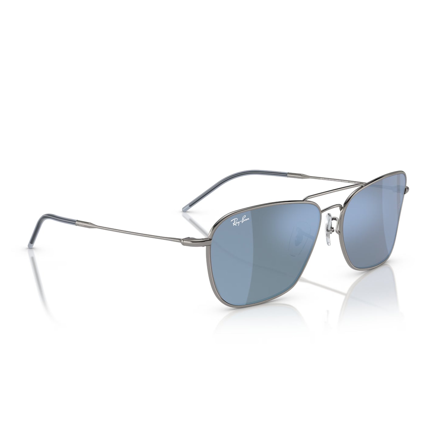 Ray-Ban Caravan Reverse Unisex RBR0102S Square Mirrored Sunglasses