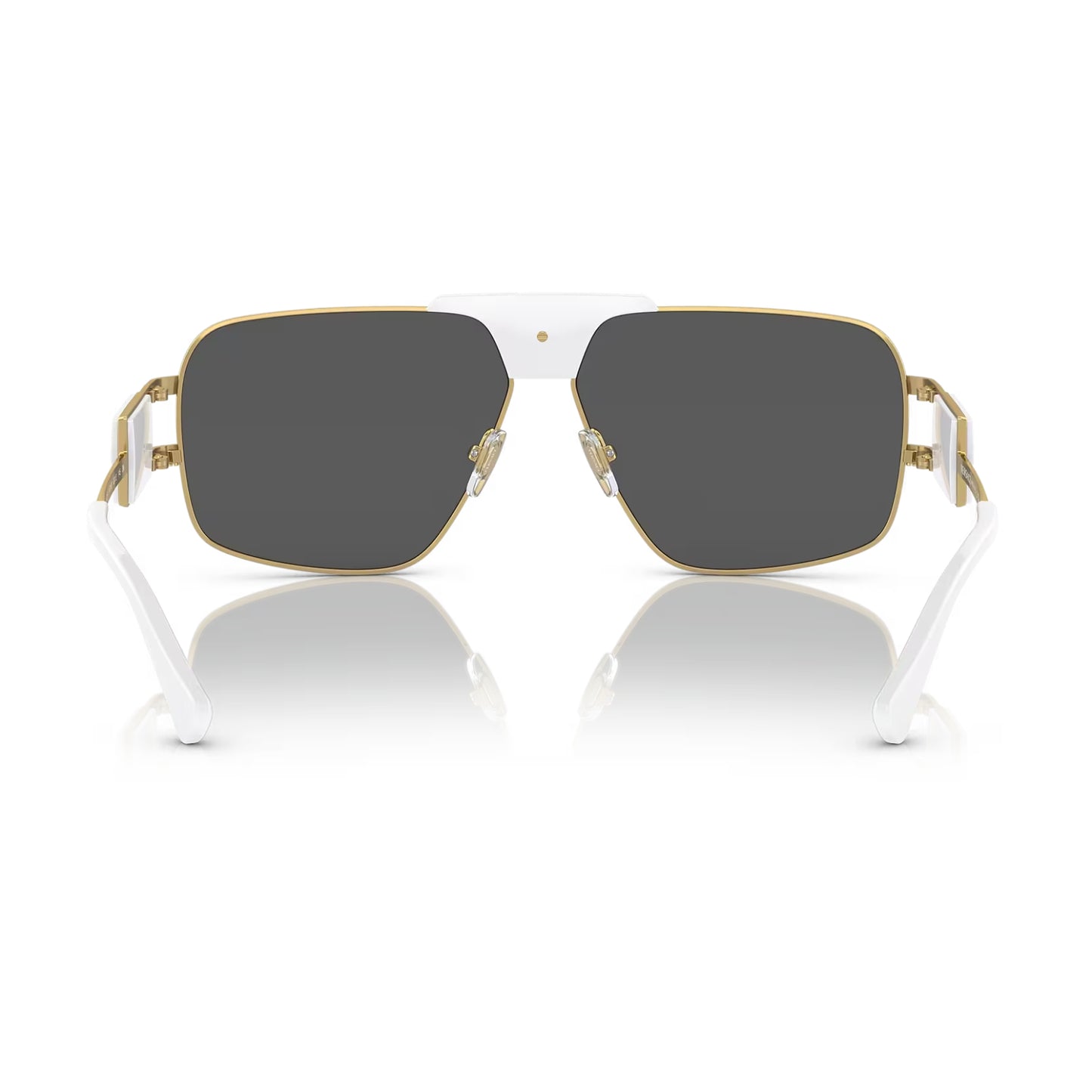 Gafas de sol de color liso con diseño de almohada VE2251 de Versace para hombre